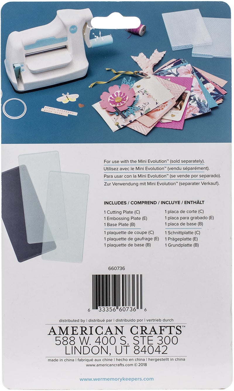 We R Memory Keepers Mini Evolution Replacement Plates 3/Pkg-for 661629 & 60000003 - Image 3